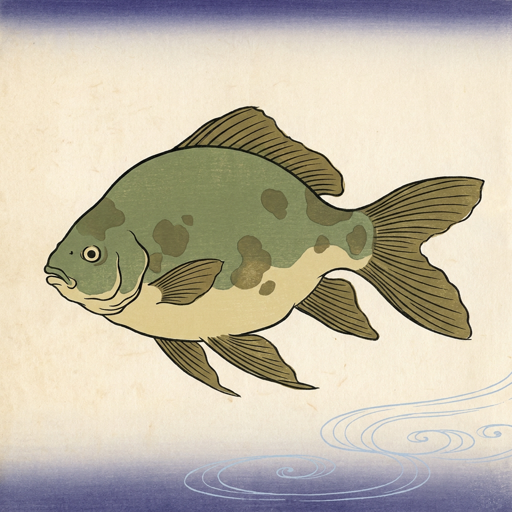 Stray Platy, an actual keeper painting from September 10